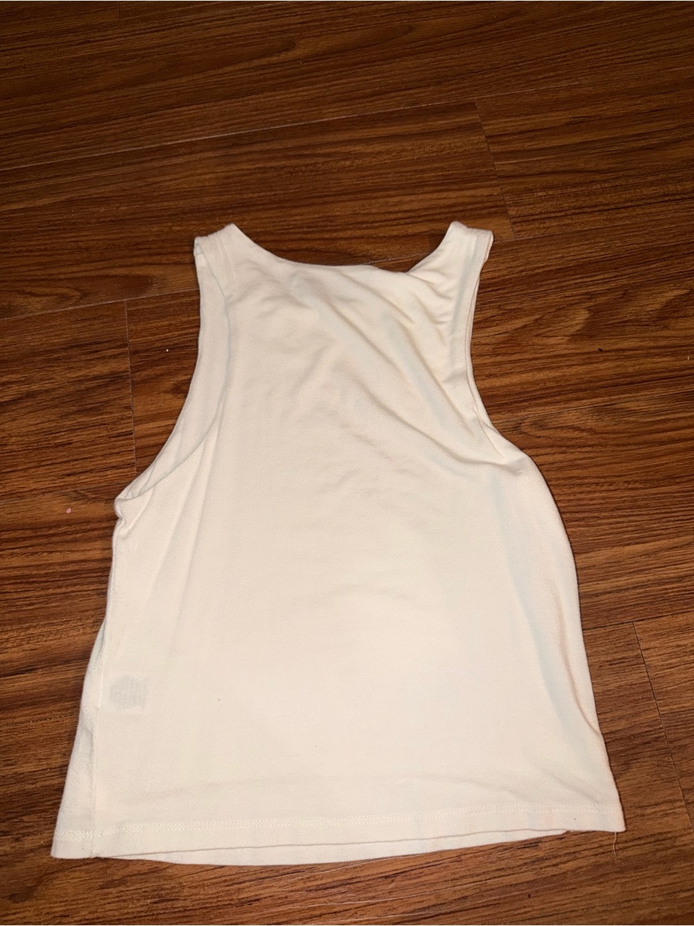 Dry Goods Ivory Ribbed High Neck Tank - Picture 2 of 2